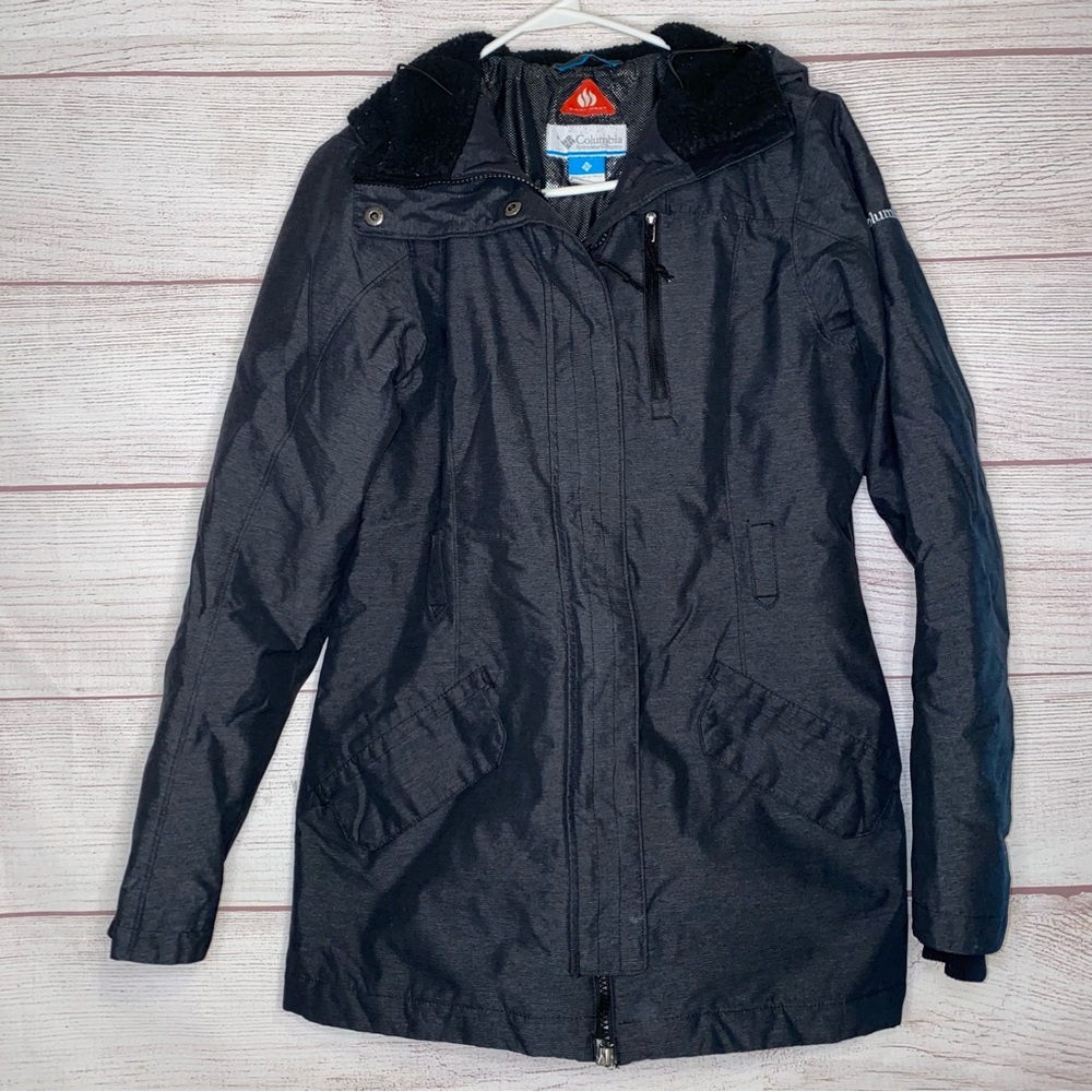 Columbia Women’s Medium Omni Heat Coat Jacket Parka Gray
